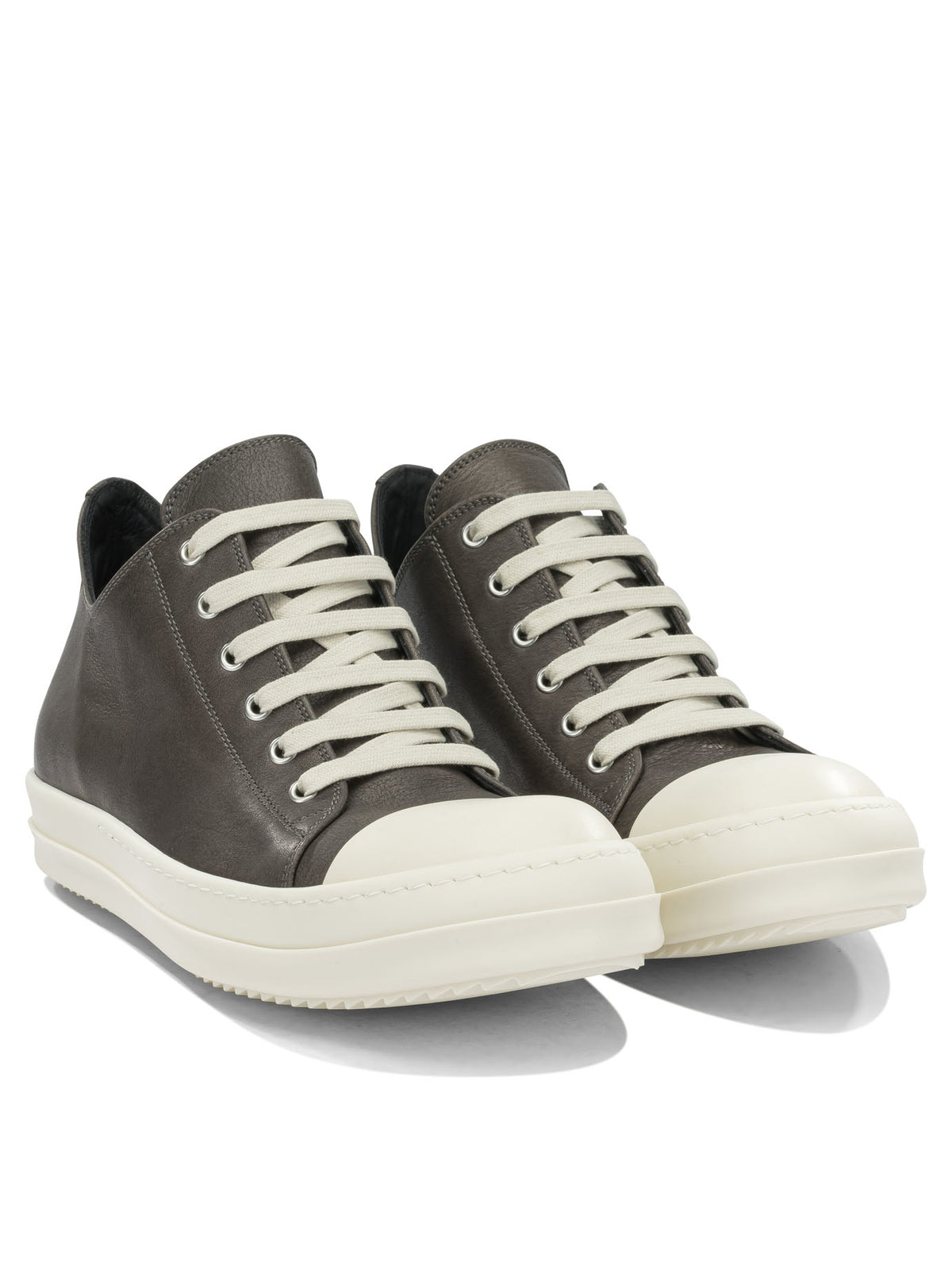 Rick Owens "Low Sneaks" Low-Top Sneakers - Brown