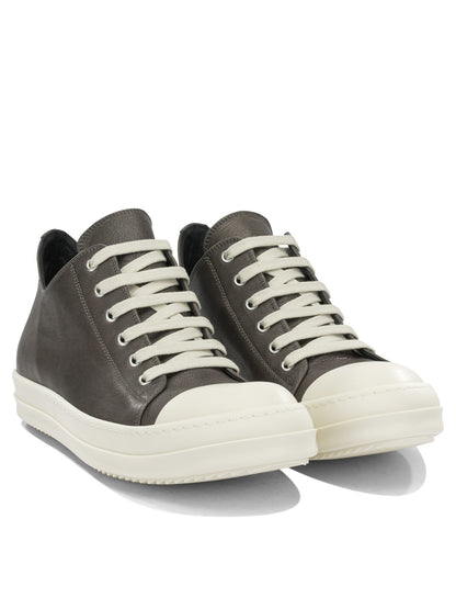 Rick Owens "Low Sneaks" Low-Top Sneakers - Brown