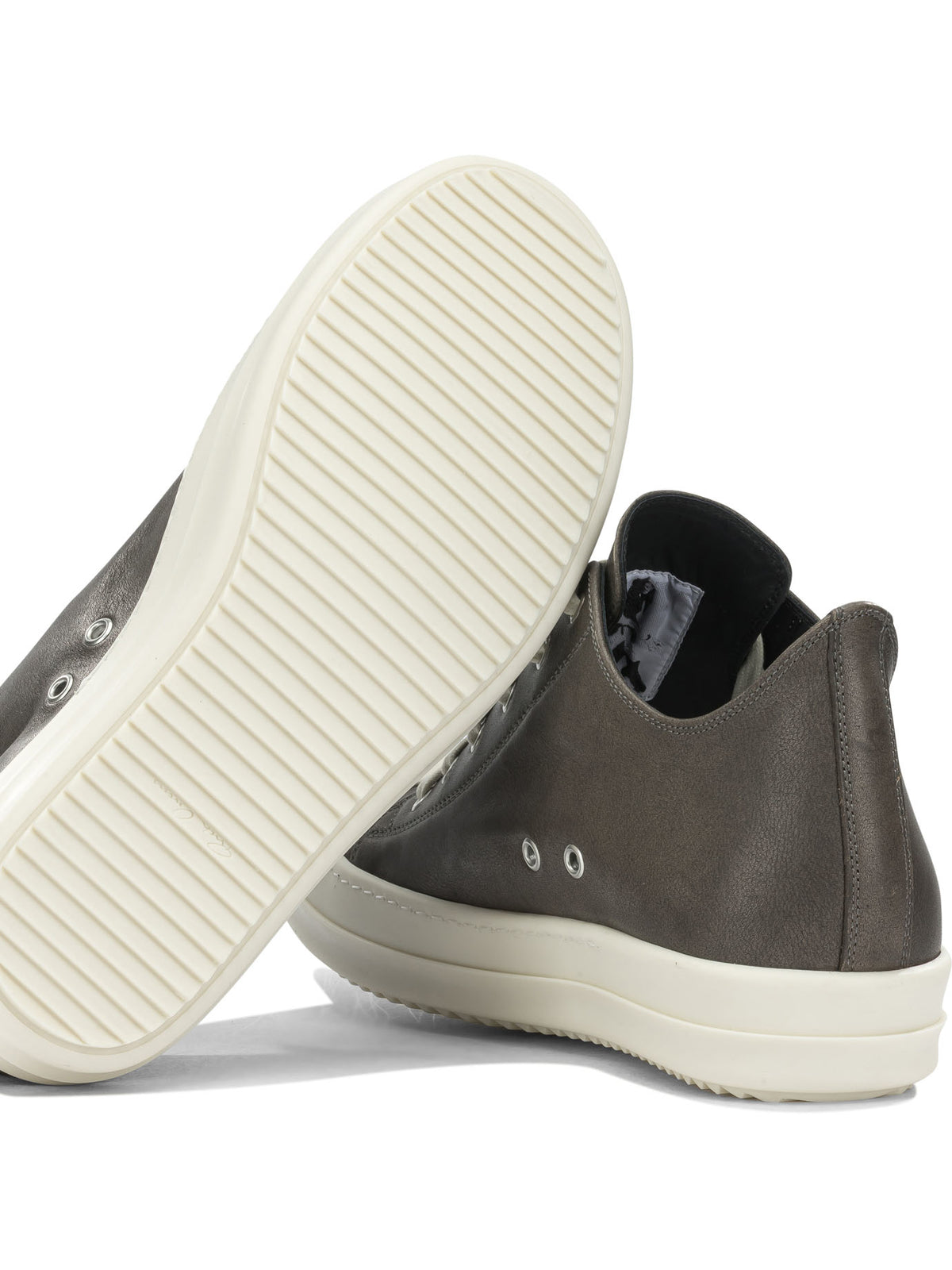 Rick Owens "Low Sneaks" Low-Top Sneakers - Brown
