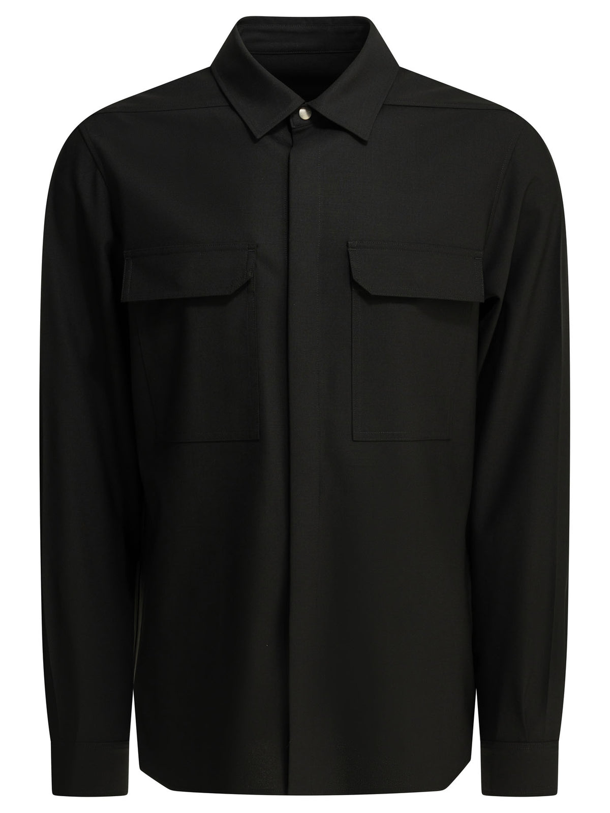 Rick Owens "Outershirt" Casual Shirt - Black