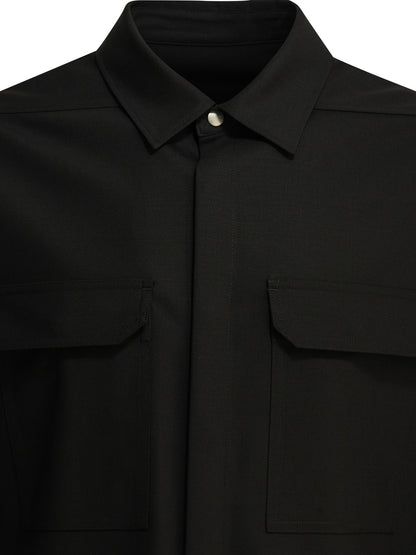 Rick Owens "Outershirt" Casual Shirt - Black