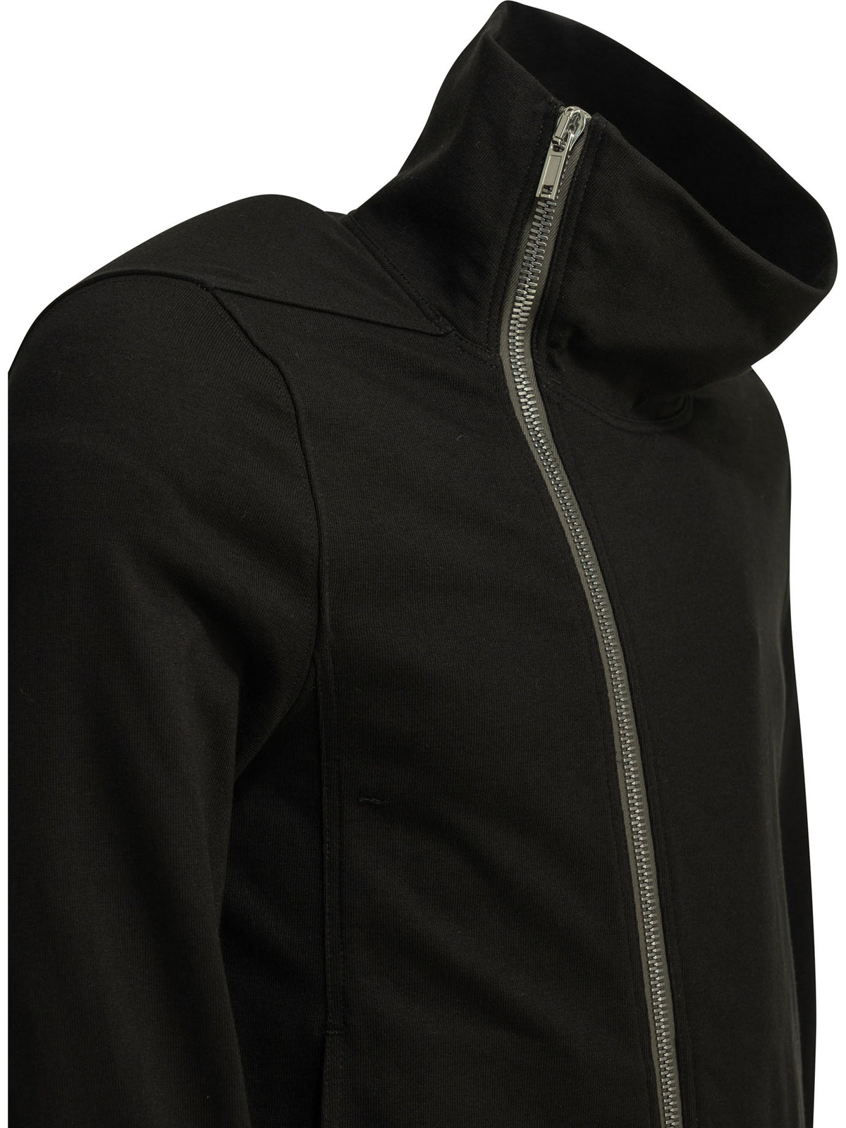 Rick Owens "Bauhaus" zippered sweatshirt - Black