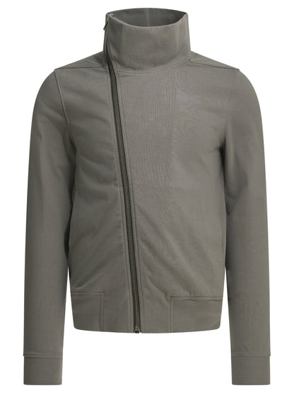 Rick Owens "Bauhaus" zippered sweatshirt - Grey