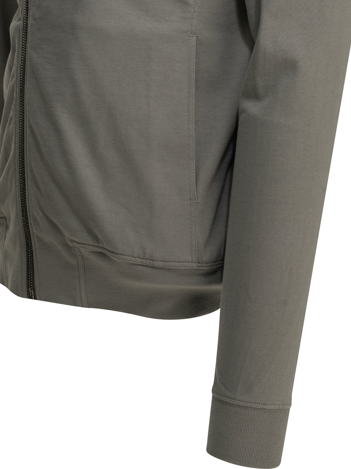 Rick Owens "Bauhaus" zippered sweatshirt - Grey