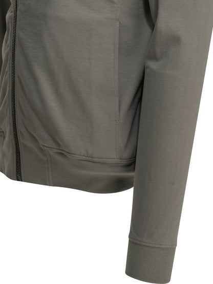 Rick Owens "Bauhaus" zippered sweatshirt - Grey