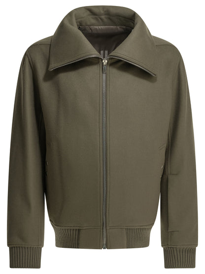 Rick Owens "Dracuflight" Bomber Jacket - Grey