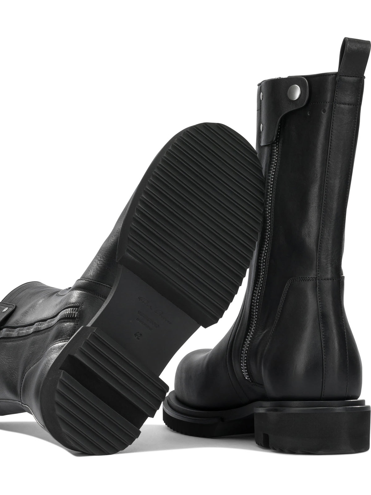 Rick Owens "Creeper Gabe" Combat Boots - Black