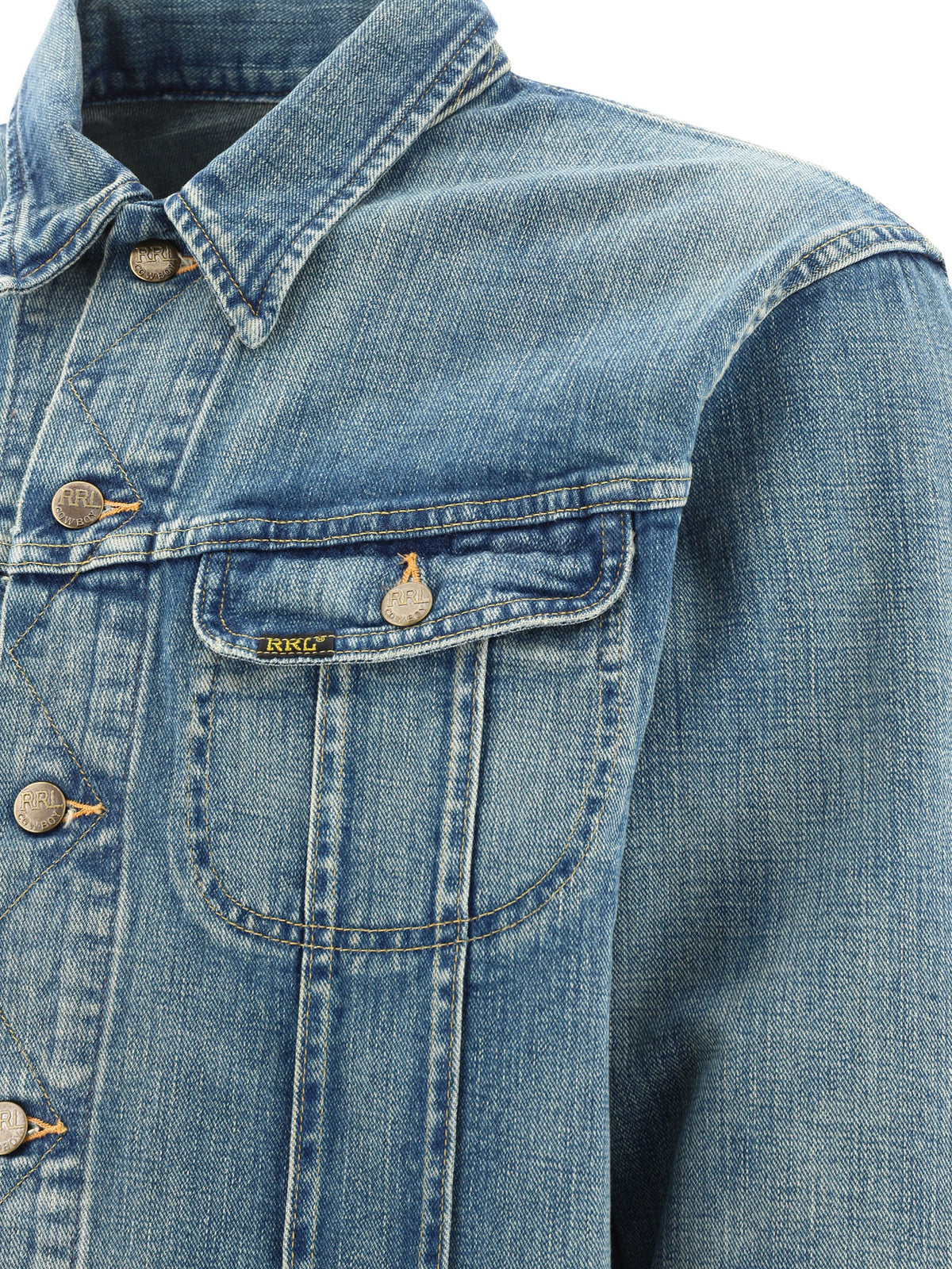 Rrl By Ralph Lauren "Leeland Indigo" denim jacket - Blue