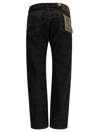 RRL "Vintage 5-Pocket" Straight-Leg Jeans - Blue