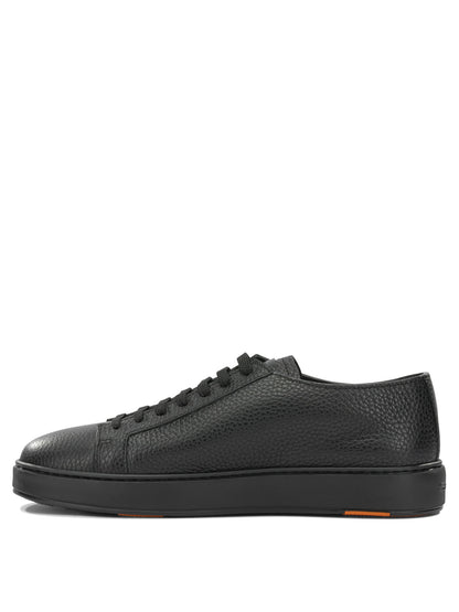 Santoni "Dumps" Low-Top Sneakers - Black