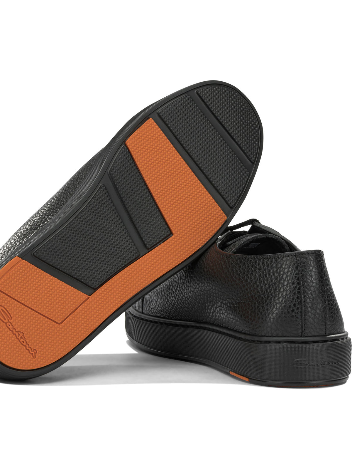 Santoni "Dumps" Low-Top Sneakers - Black