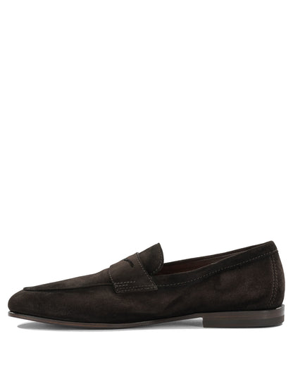 Santoni "Carlo" Loafers - Brown