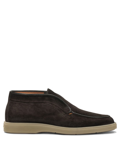 Santoni "Digits" Loafers - Brown