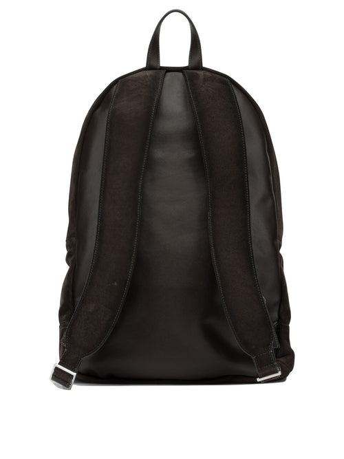 Santoni Casual suede backpack - Brown