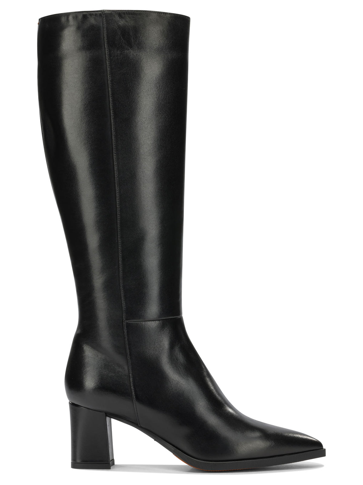 Santoni "Dyana 65MM" Knee-High Boots - Black