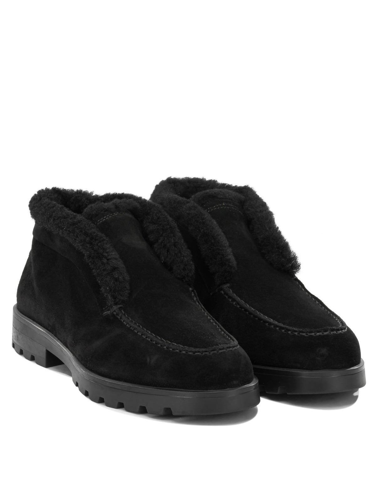 Santoni "Desert" Loafers - Black