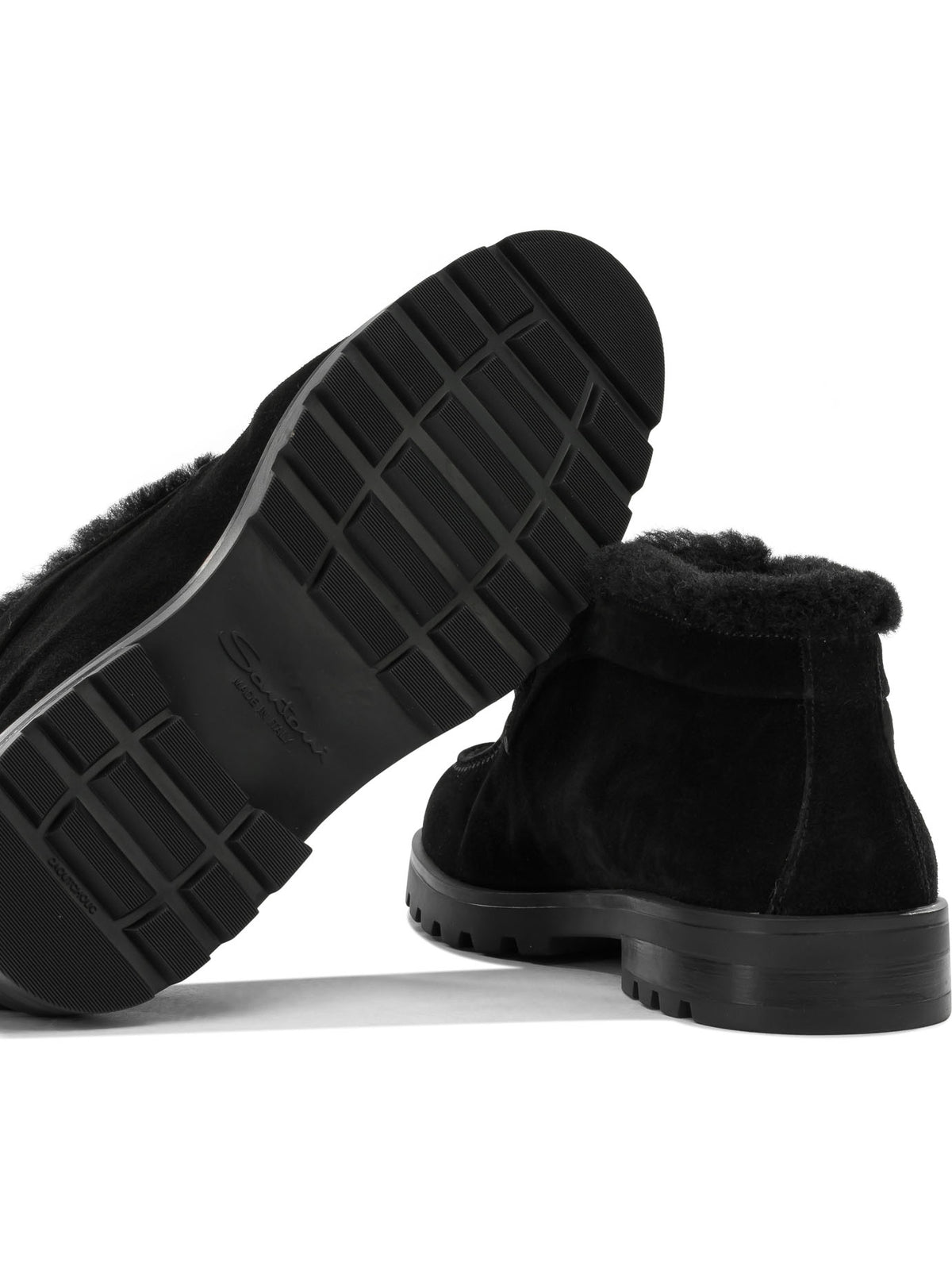 Santoni "Desert" Loafers - Black