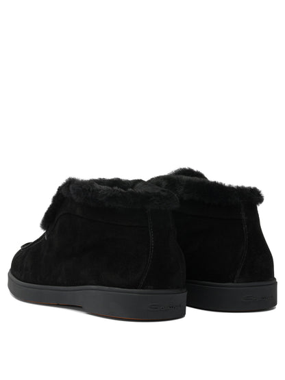 Santoni "Fortune" loafers - Black