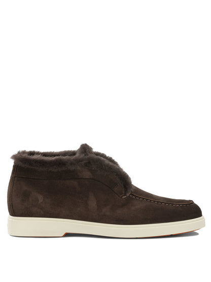 Santoni "Fortune" Loafers - Brown