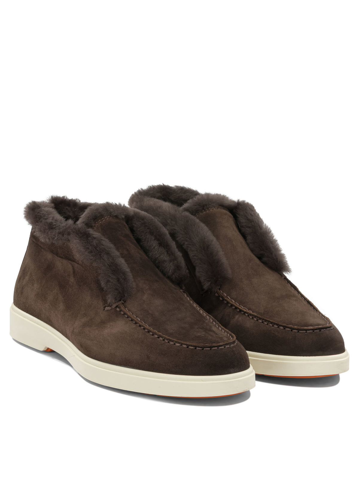 Santoni "Fortune" Loafers - Brown