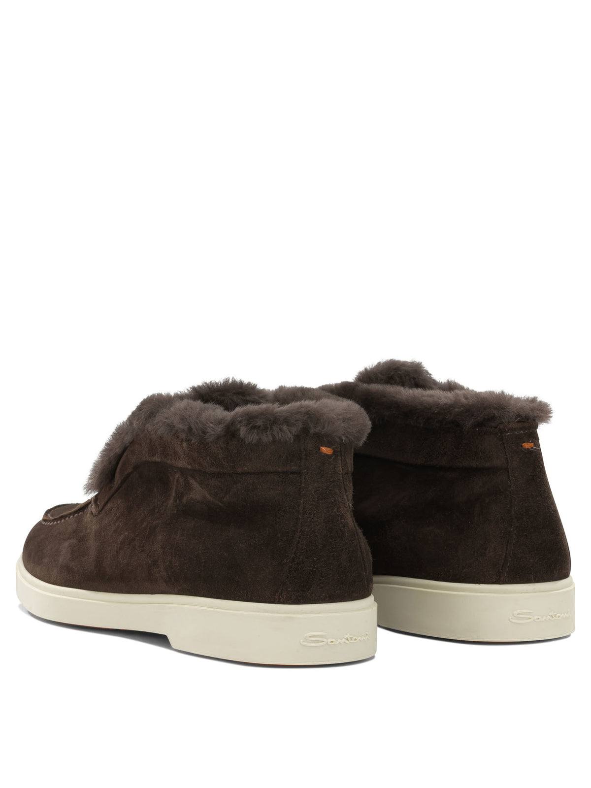 Santoni "Fortune" Loafers - Brown