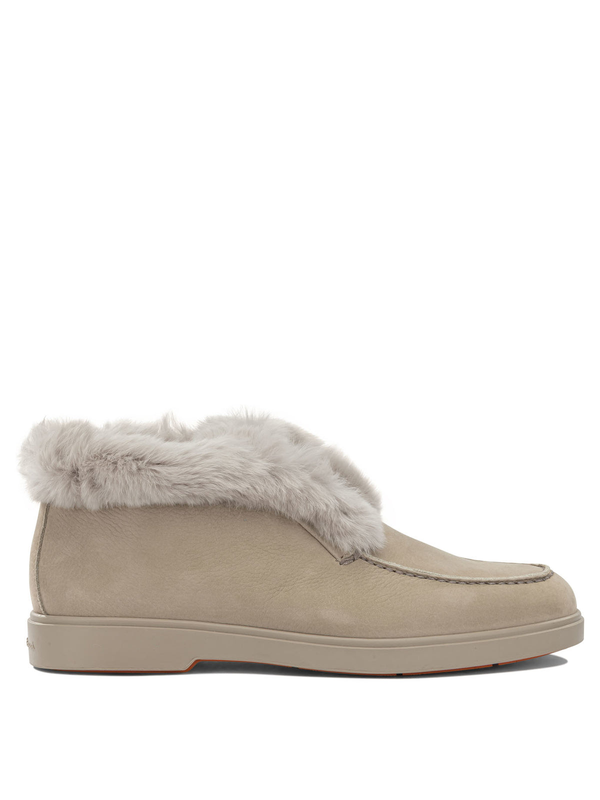 Santoni "Fortune" Loafers - Beige