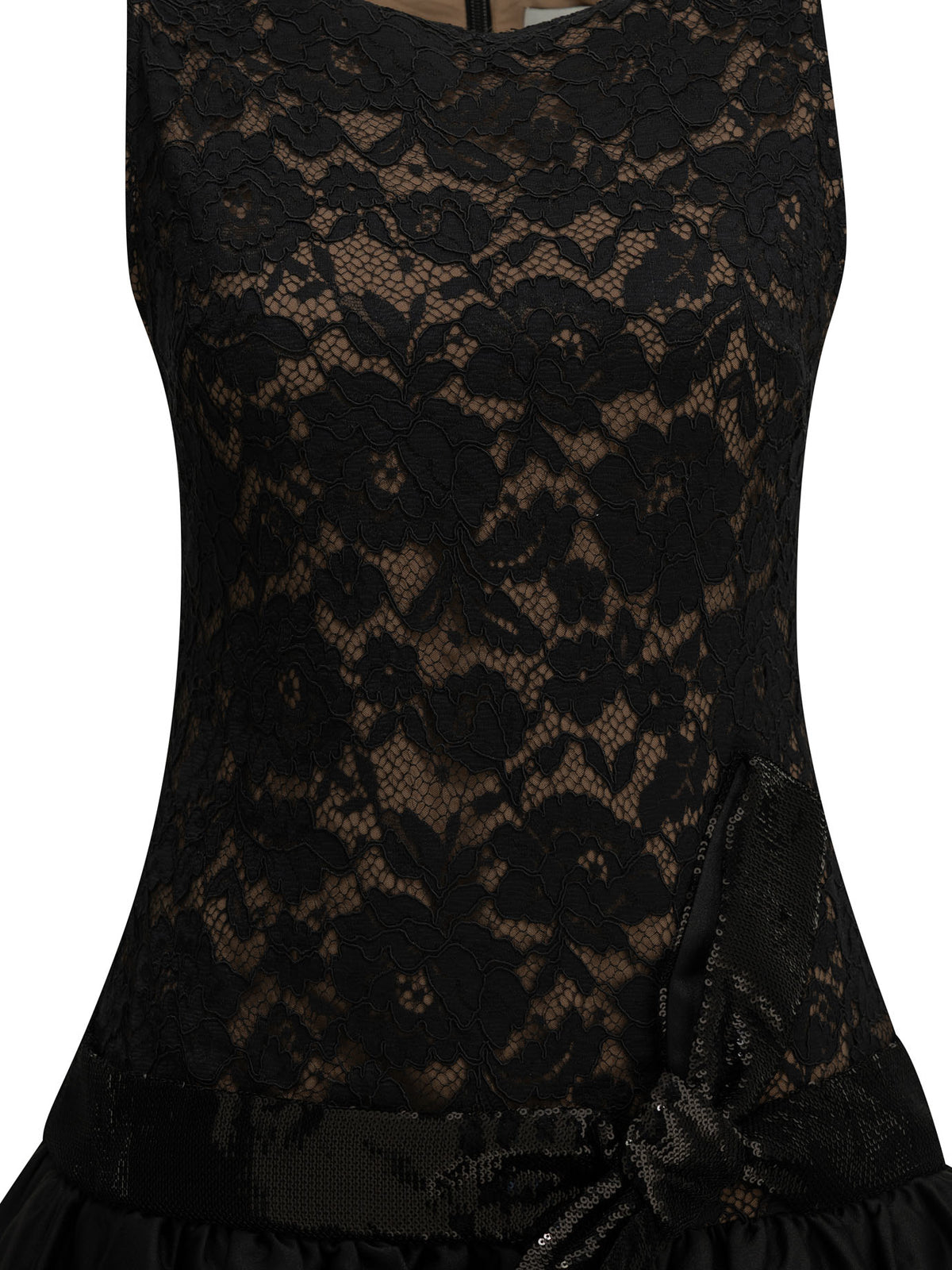 Self-Portrait Short balloon dress - Black