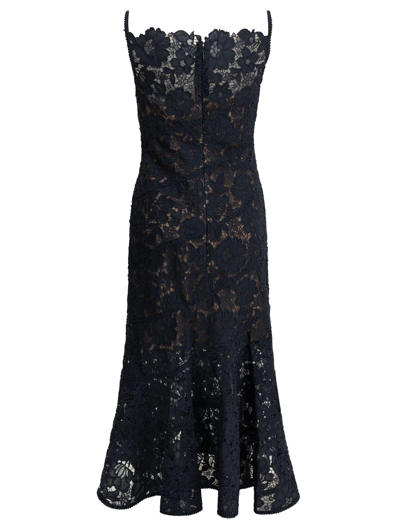 Self-Portrait Lace midi dress - Blue