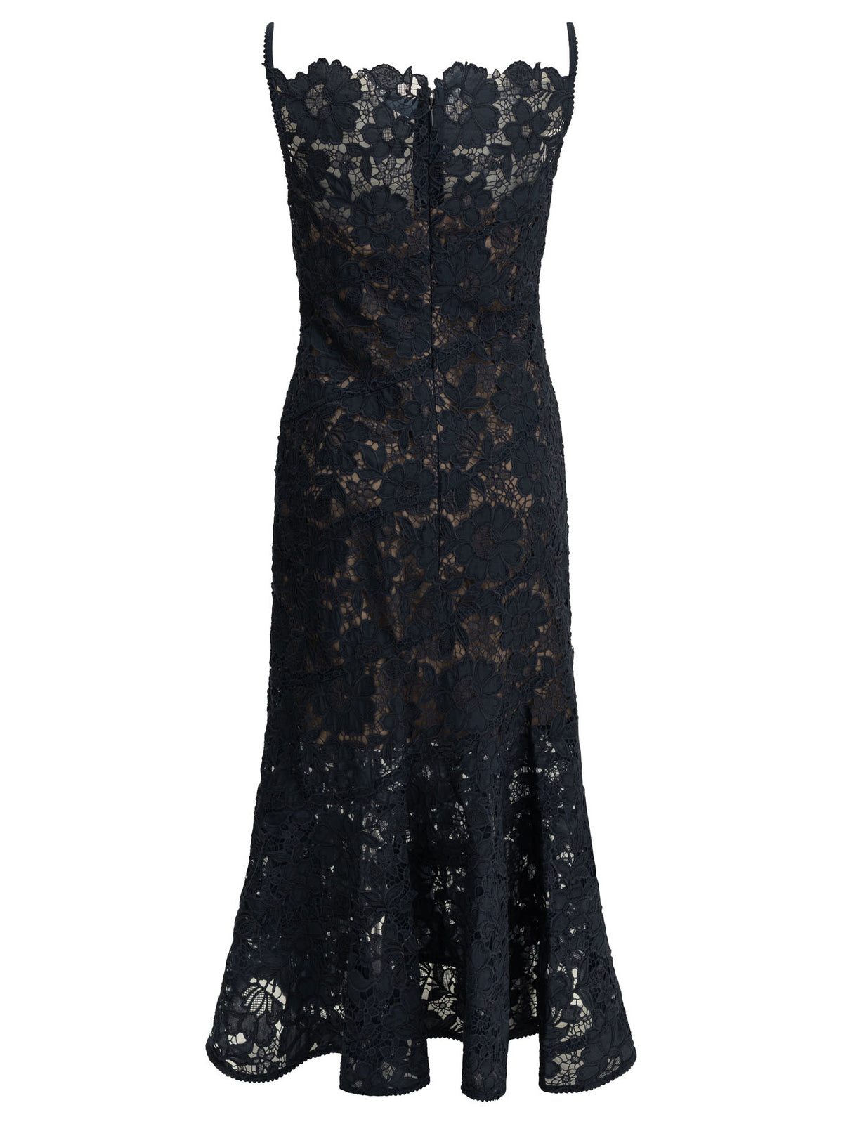Self-Portrait Lace midi dress - Blue