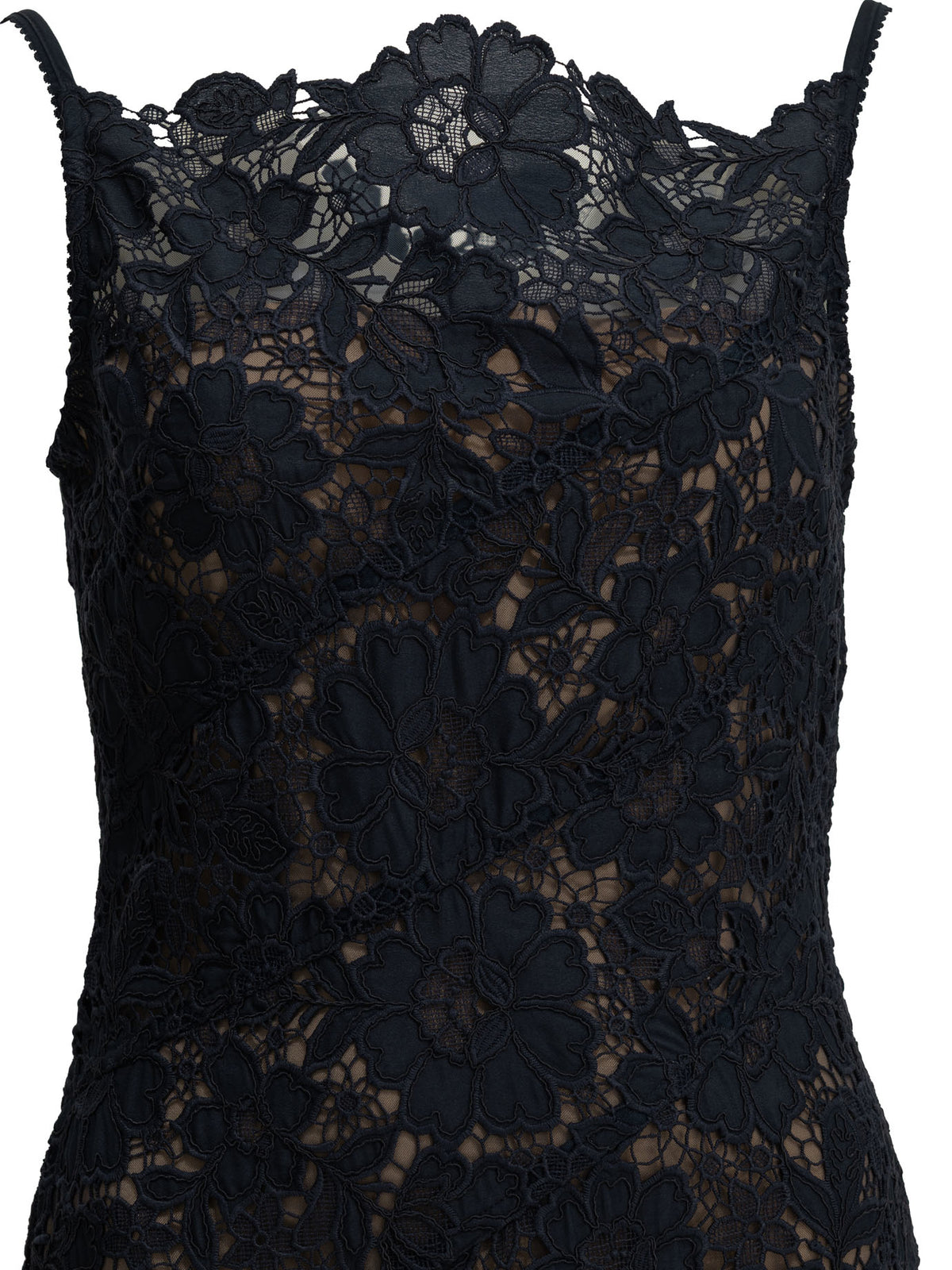 Self-Portrait Lace midi dress - Blue