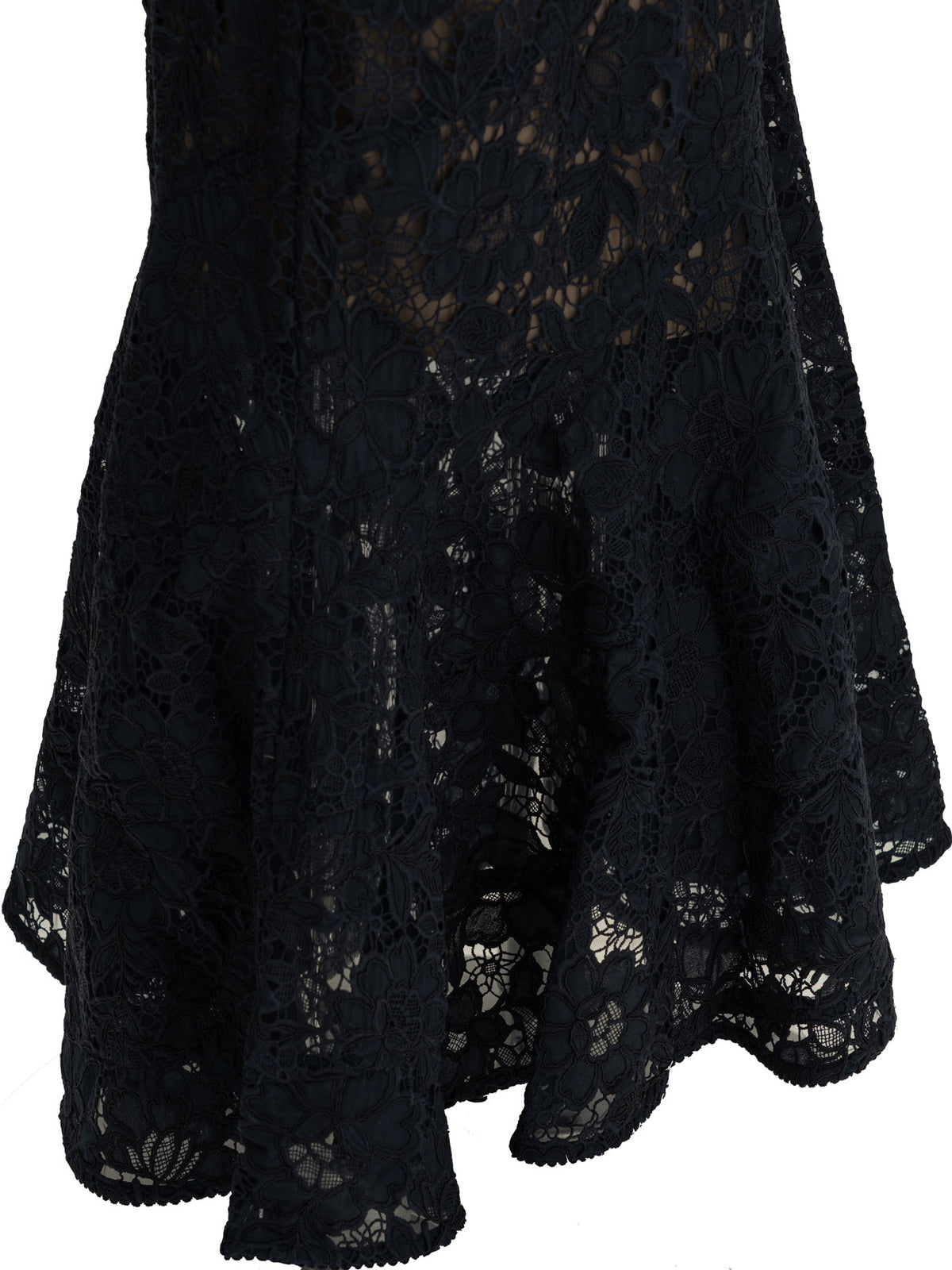 Self-Portrait Lace midi dress - Blue