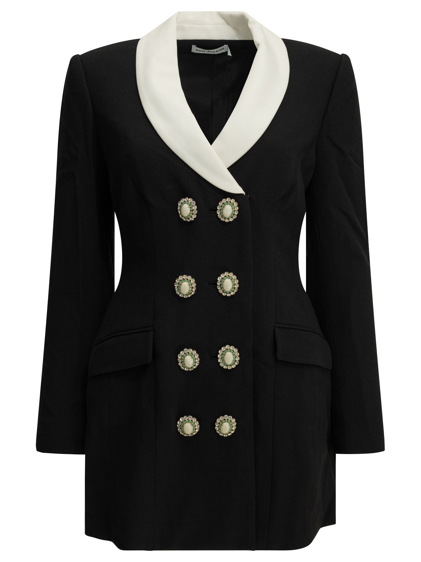 Self-Portrait Short blazer dress - Black