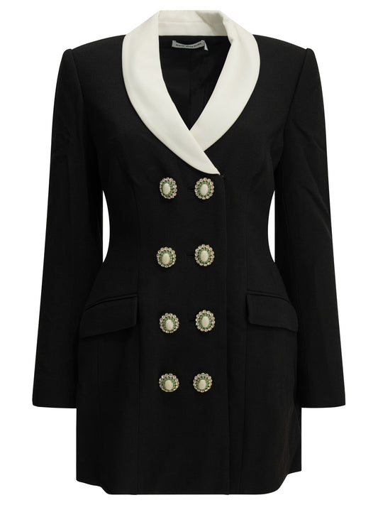 Self-Portrait Short blazer dress - Black