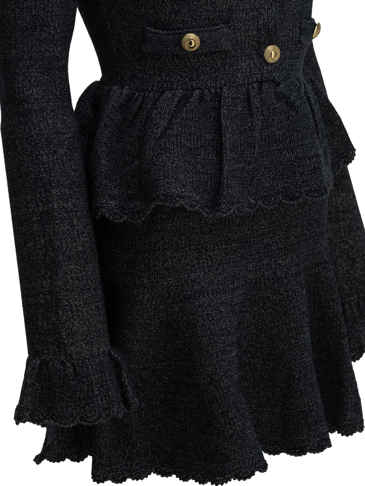 Self-Portrait Short knit dress - Blue