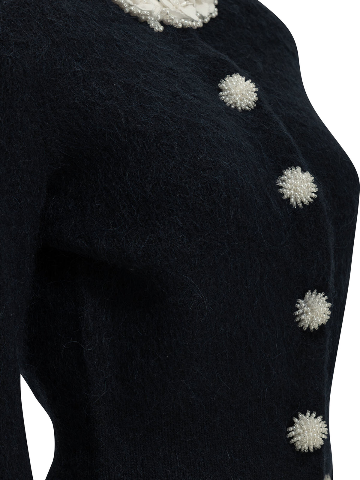 Self-Portrait Cardigan with embellishments - Blue