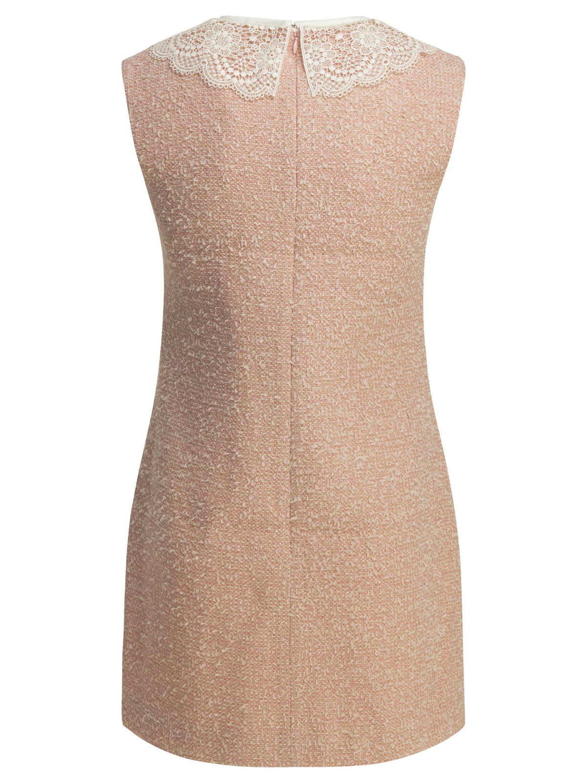 Self-Portrait Short bouclé dress - Pink