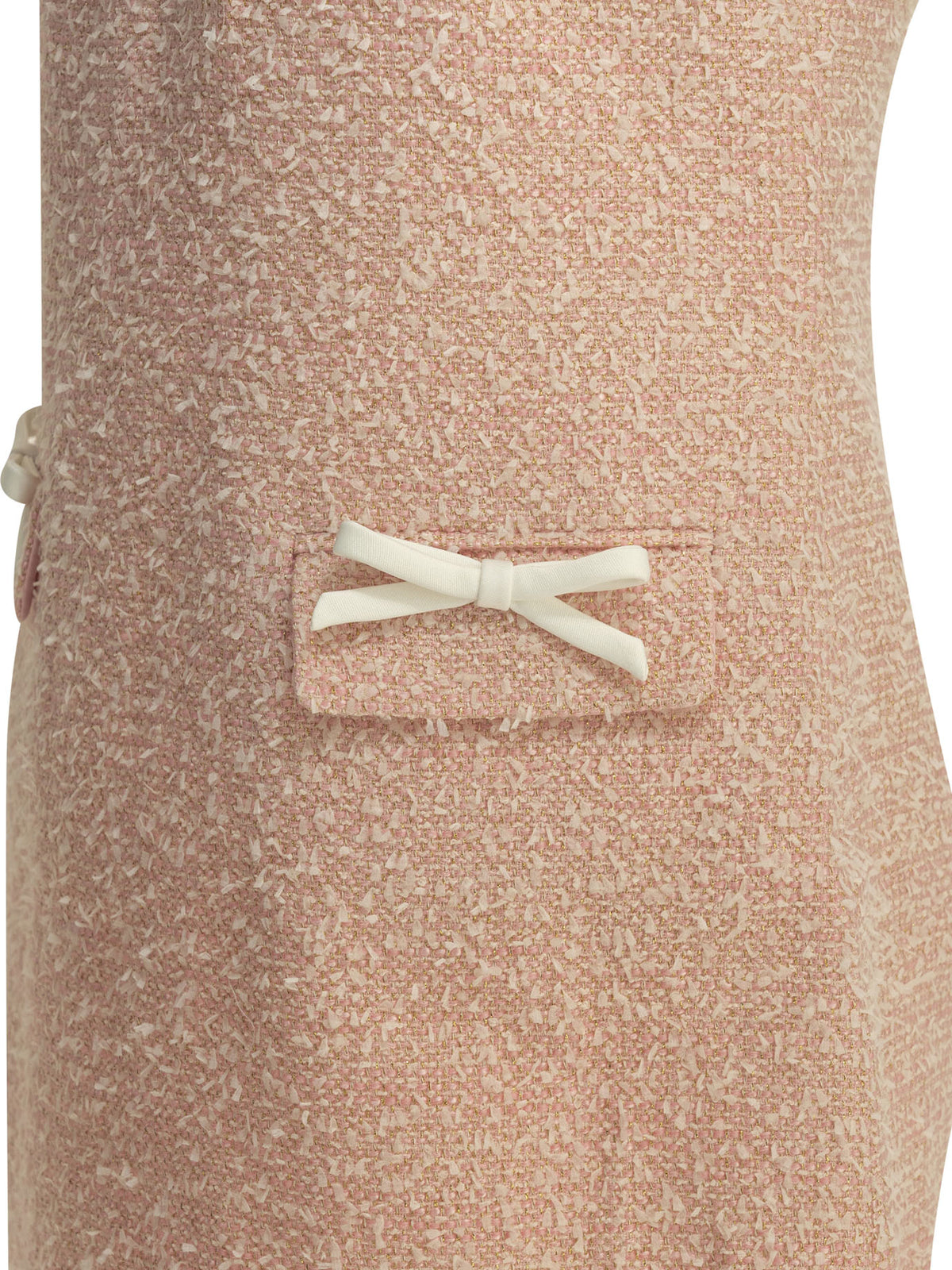 Self-Portrait Short bouclé dress - Pink