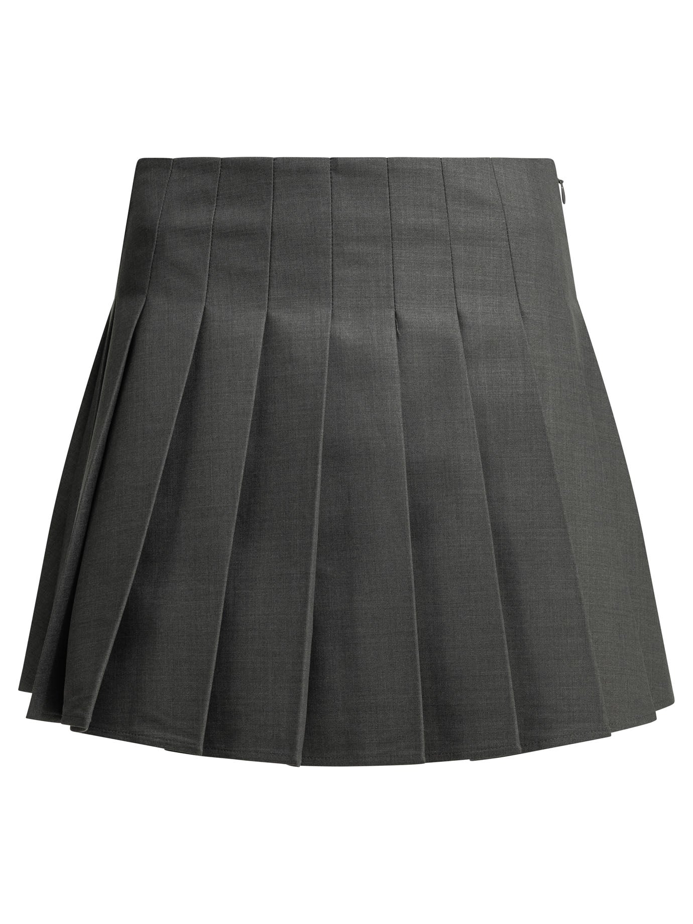 Self-Portrait Pleated miniskirt - Grey