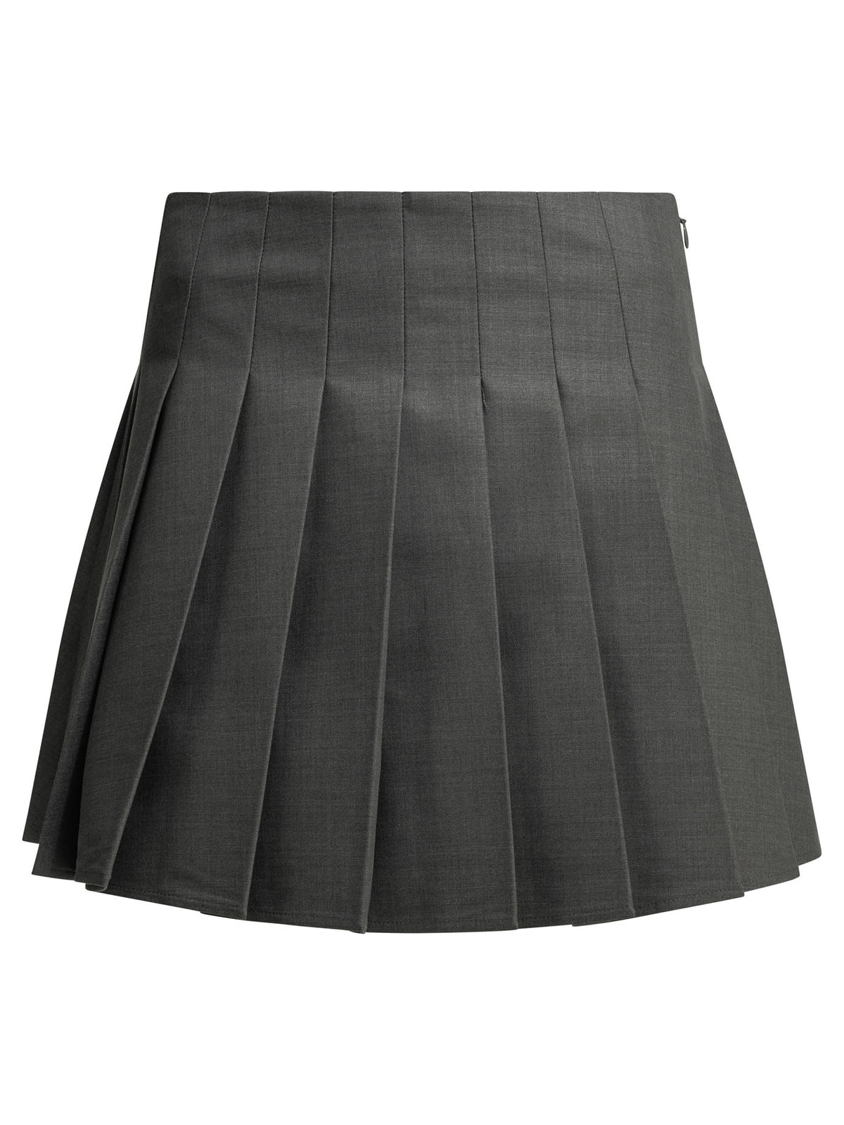 Self-Portrait Pleated miniskirt - Grey