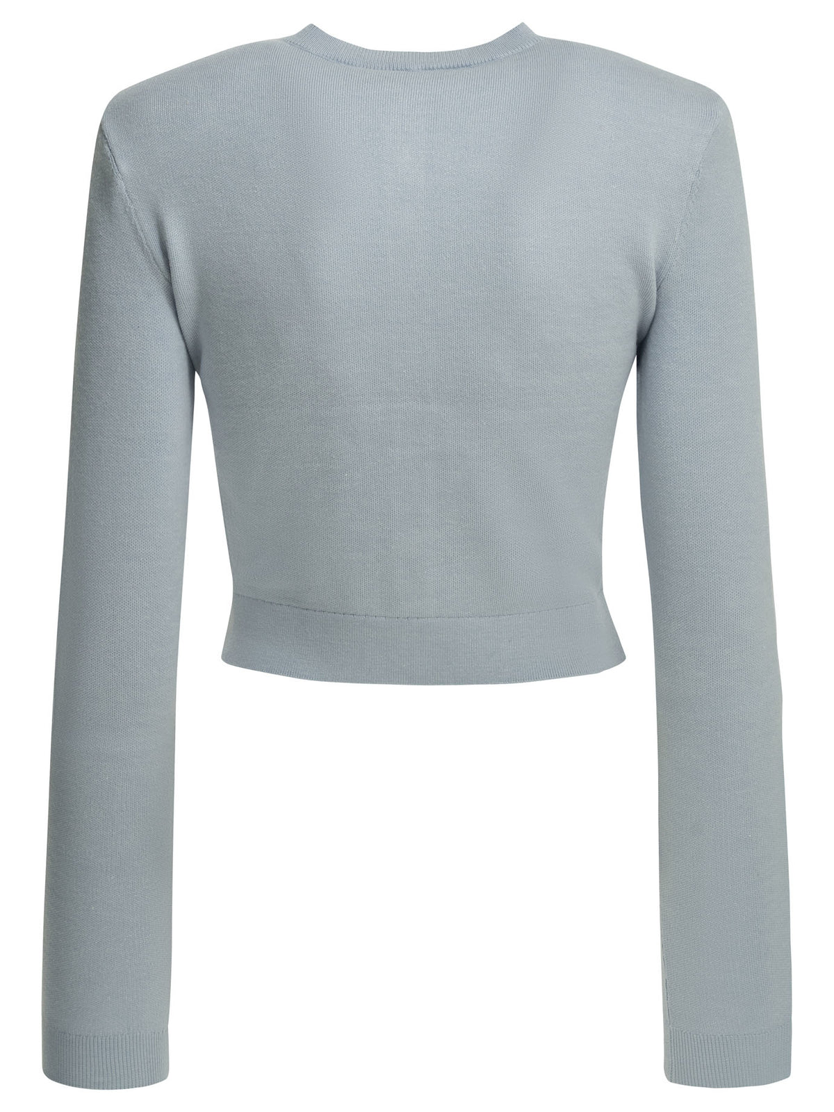Self-Portrait Embroidered cardigan - Light Blue