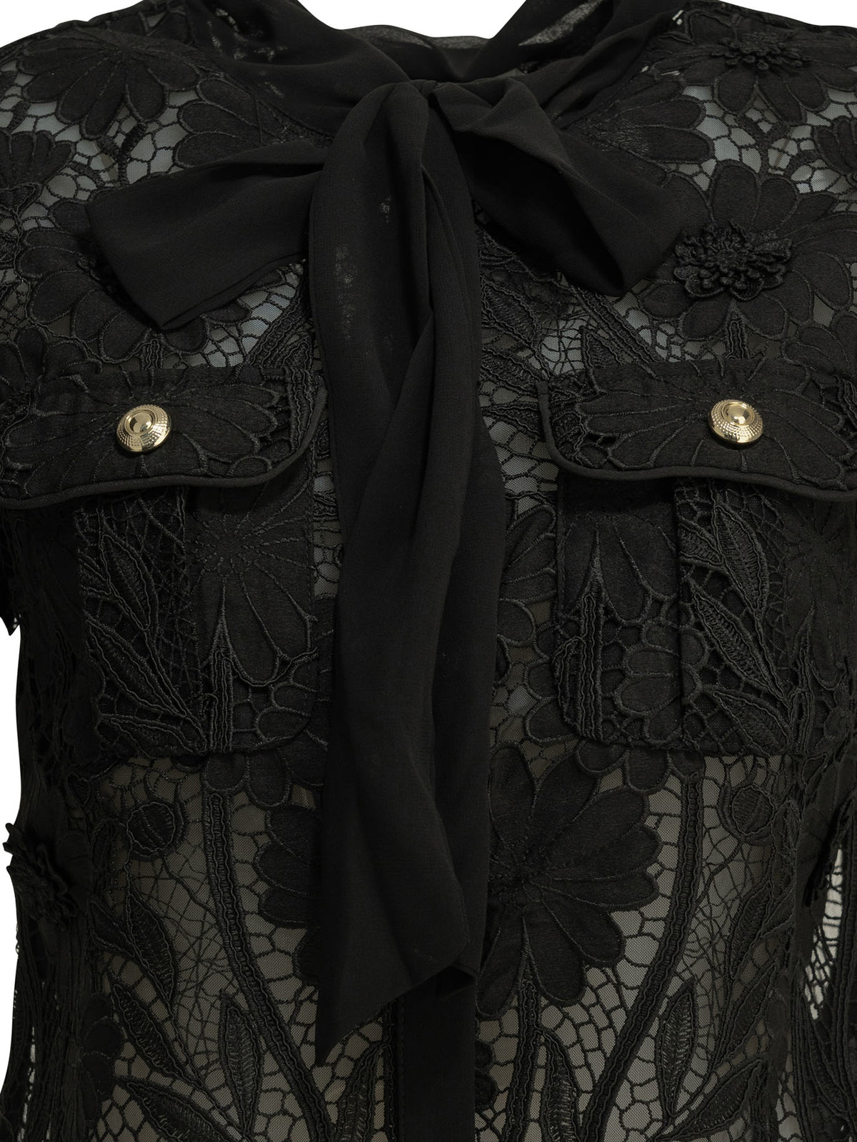 Self-Portrait Lace blouse - Black