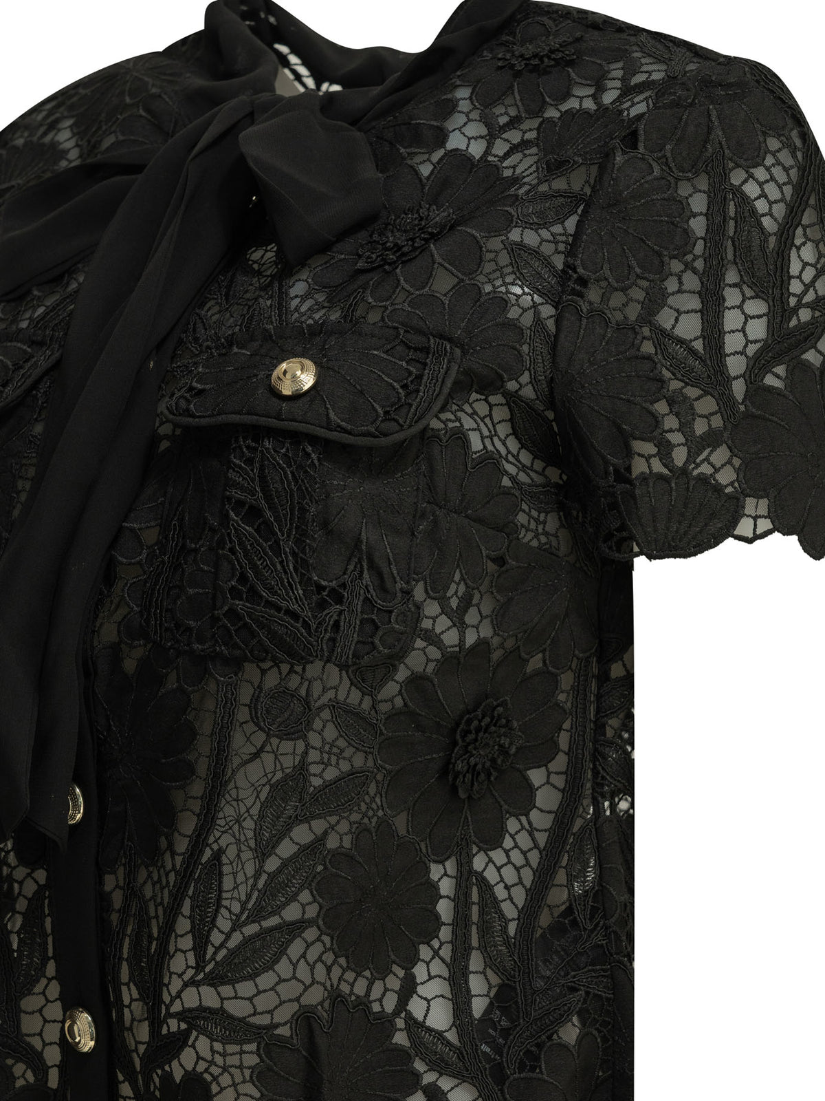 Self-Portrait Lace blouse - Black