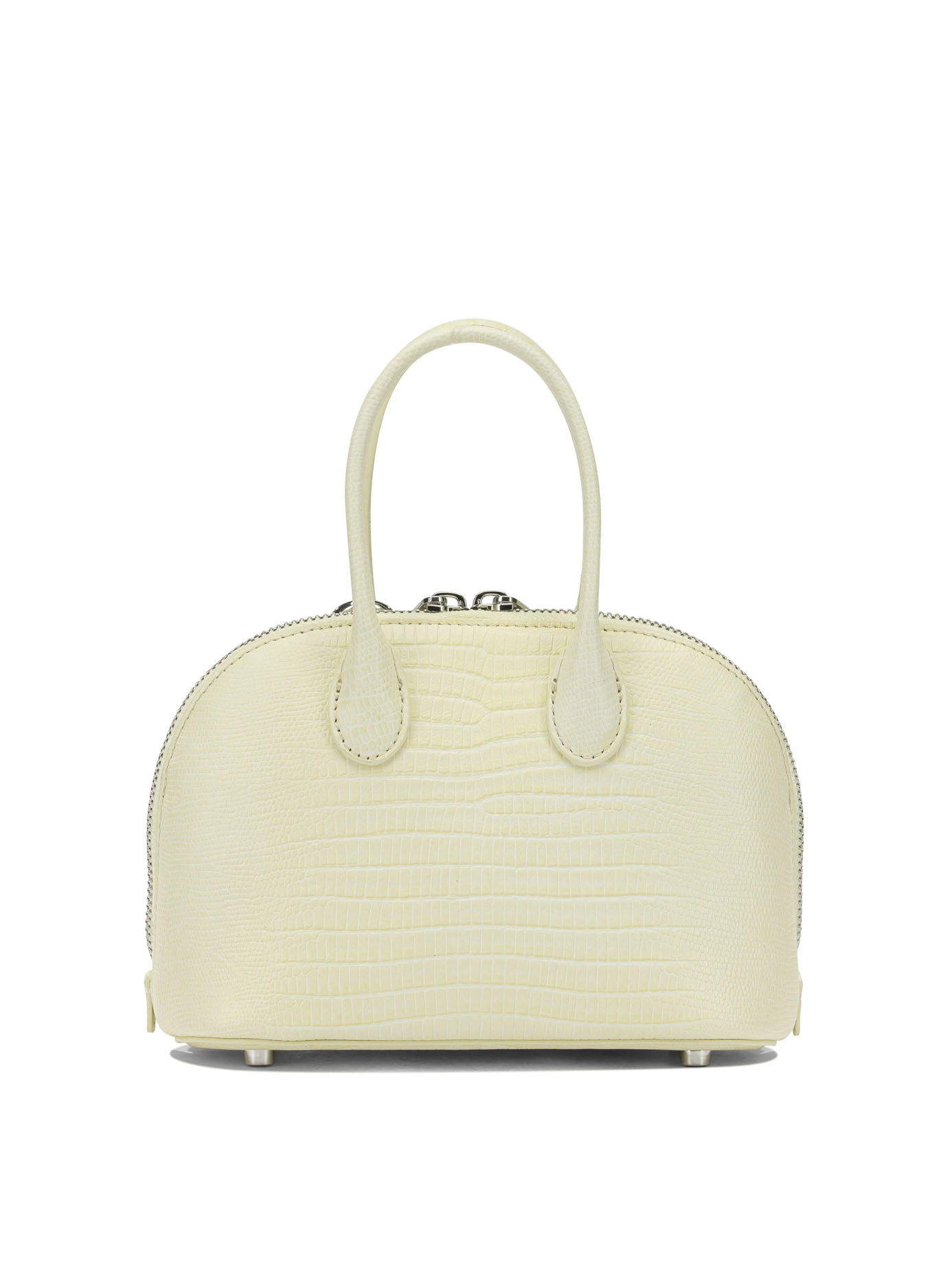 Self-Portrait Small leather handbag - Yellow