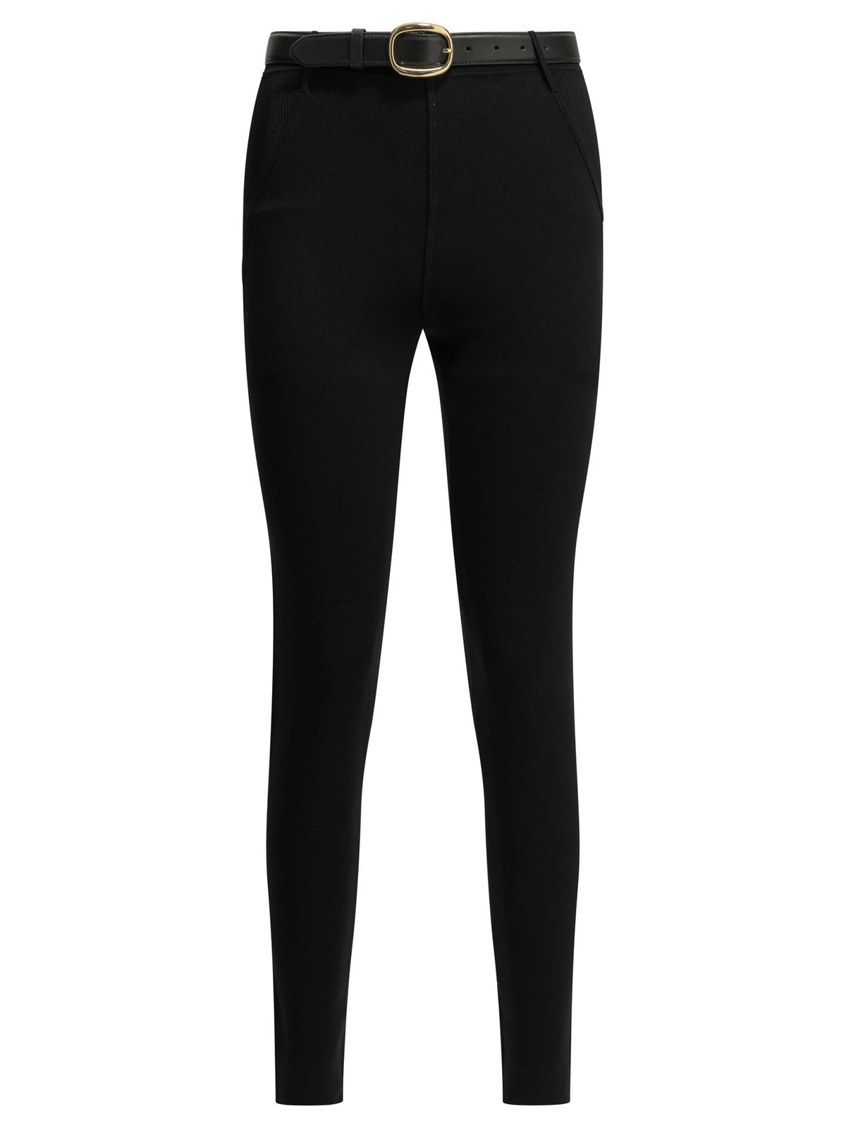 Self-Portrait Knit leggings - Black