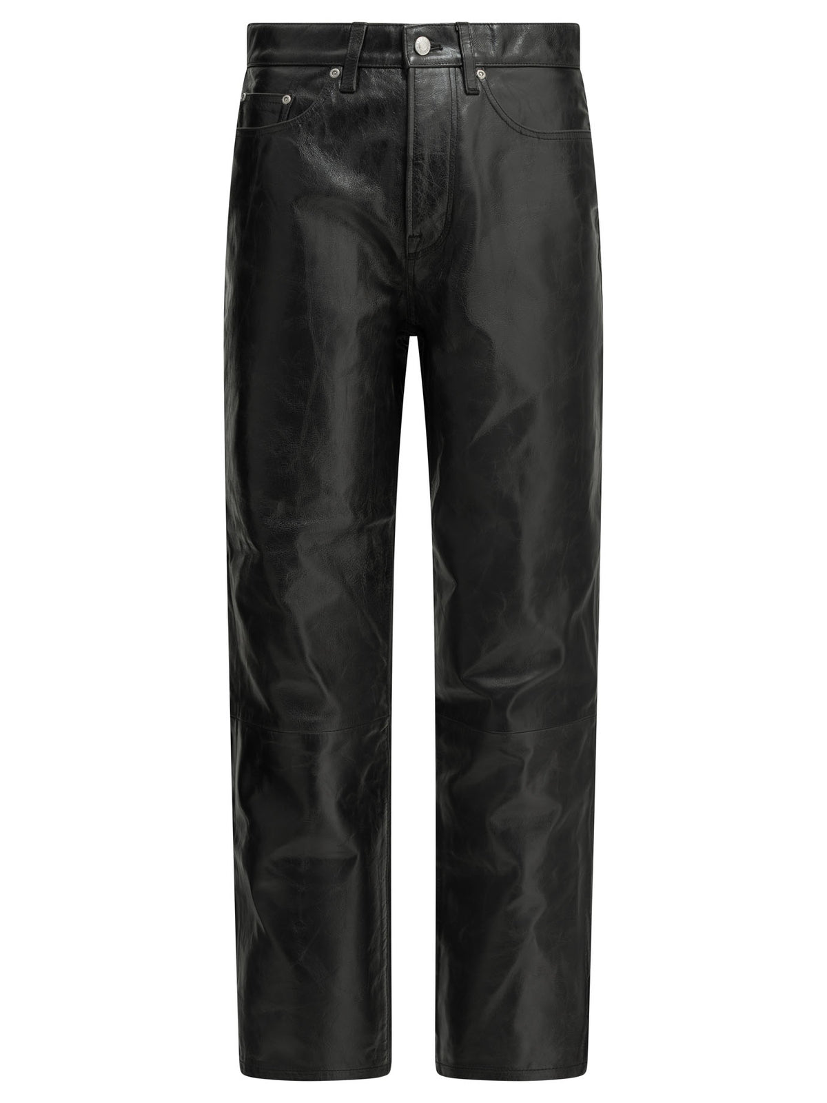 Stüssy Casual leather pants - Black