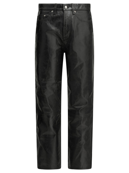 Stüssy Casual leather pants - Black