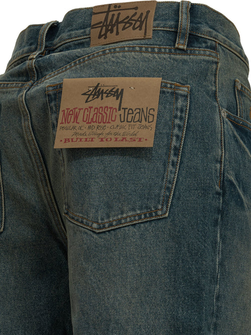 Stüssy "New Classic" Straight-Leg Jeans - Blue