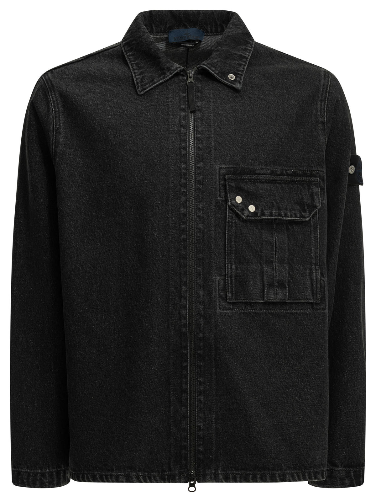 Stone Island Denim overshirt jacket - Black