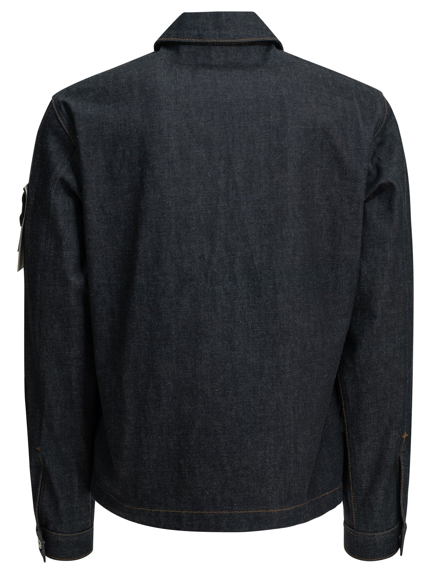 Stone Island "Light Bull" Denim Jacket - Blue