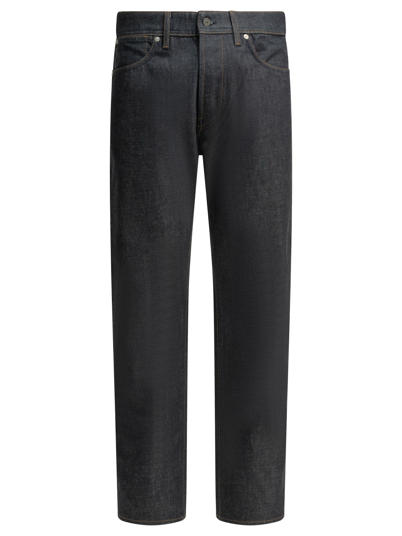 Stone Island "Denim-Raw" Straight-Leg Jeans - Blue